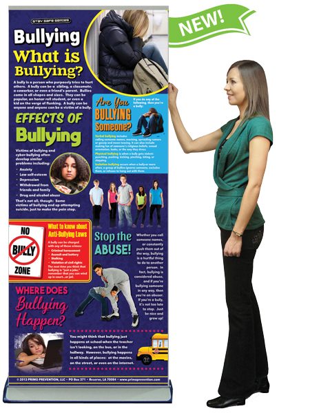 Bullying Retractable Presentation Banner w/Stand
