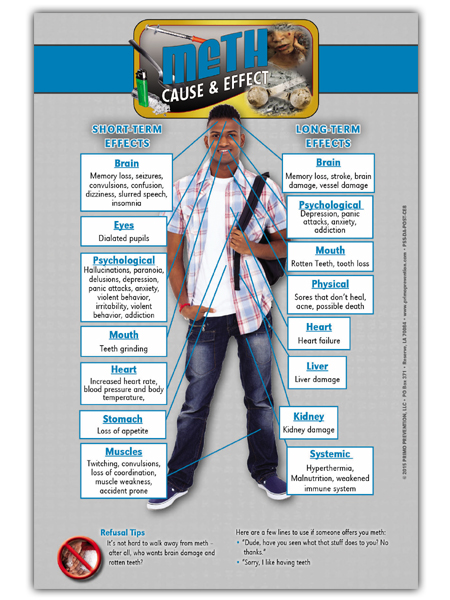Meth Cause & Effect Mini Poster