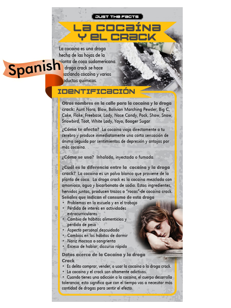 *SPANISH* Just the Facts Rack Card: Cocaine & Crack