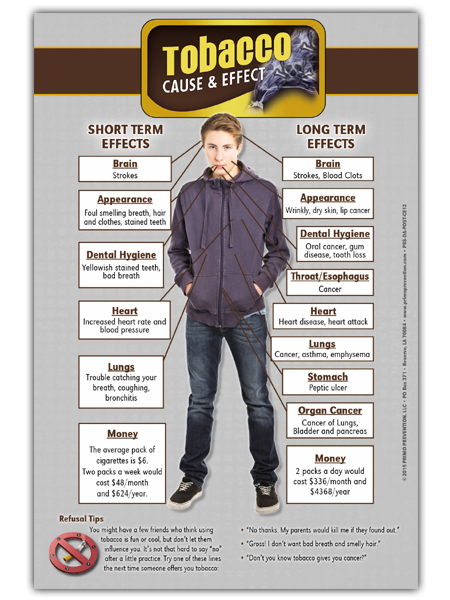 Tobacco Cause & Effect Mini Poster