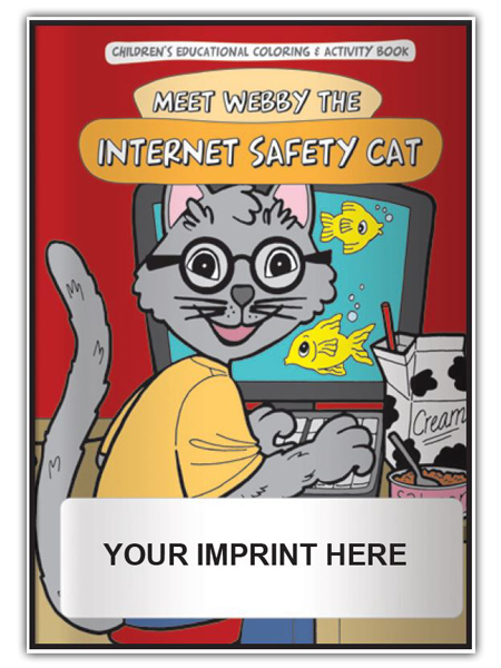 Internet Safety Cat Activity Book
