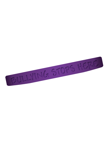 Bullying Stops Here Silicone Wristband