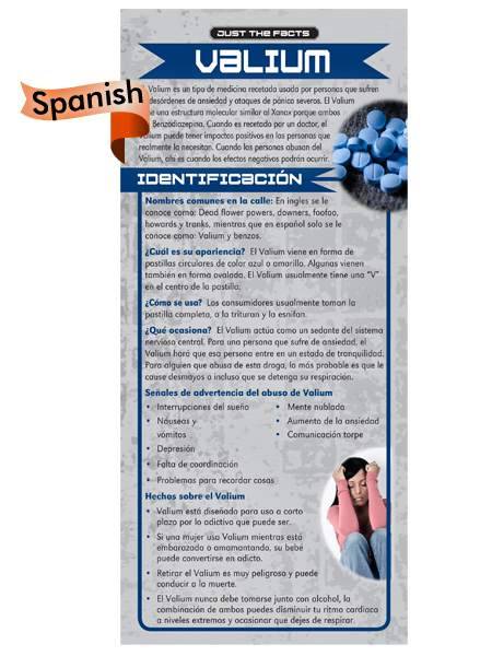 *SPANISH* Just the Facts Rack Card: Valium