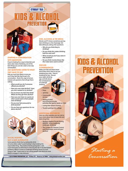 Starting a Conversation: Kids & Alcohol Retractable Banner Package