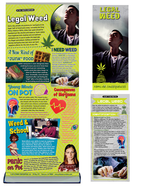 Legal Weed Retractable Banner, Pamphlet & Rack Card Package