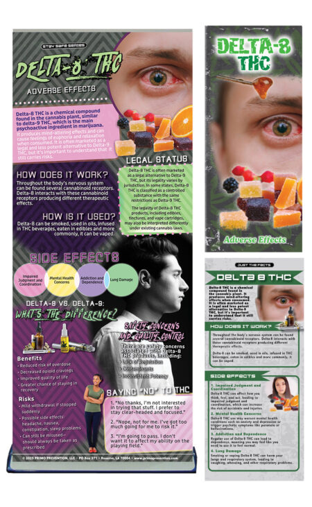 Delta-8 THC Retractable Banner Package