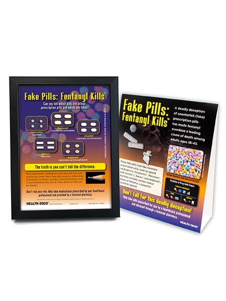 Fake Pills: Fentanyl Kills 3-D Display